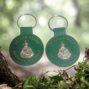 Green Key Holder Set Of 2 ST JUDES